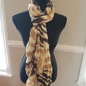 BUNDLE ME! 2/$15 SCARVES.  BROWN, CREAM AND TAN